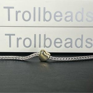 Trollbeads Retired Heart, Gold Bead- 21310